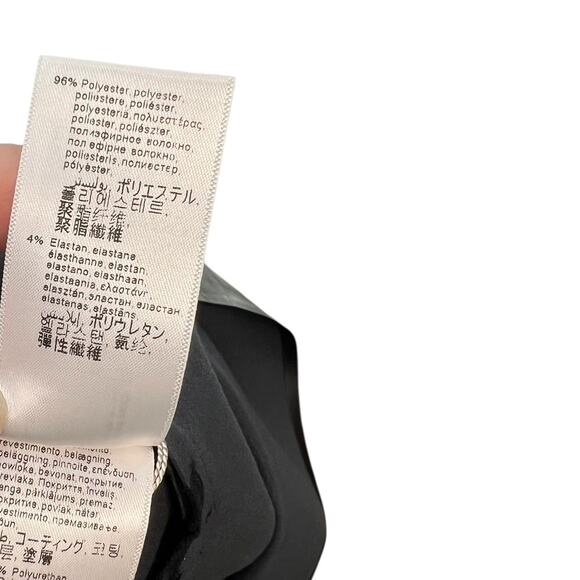 Wolford Vegan‎ Dress Shift Short Sleeve Faux Leather Black Size 40 US 10 - Picture 14 of 15